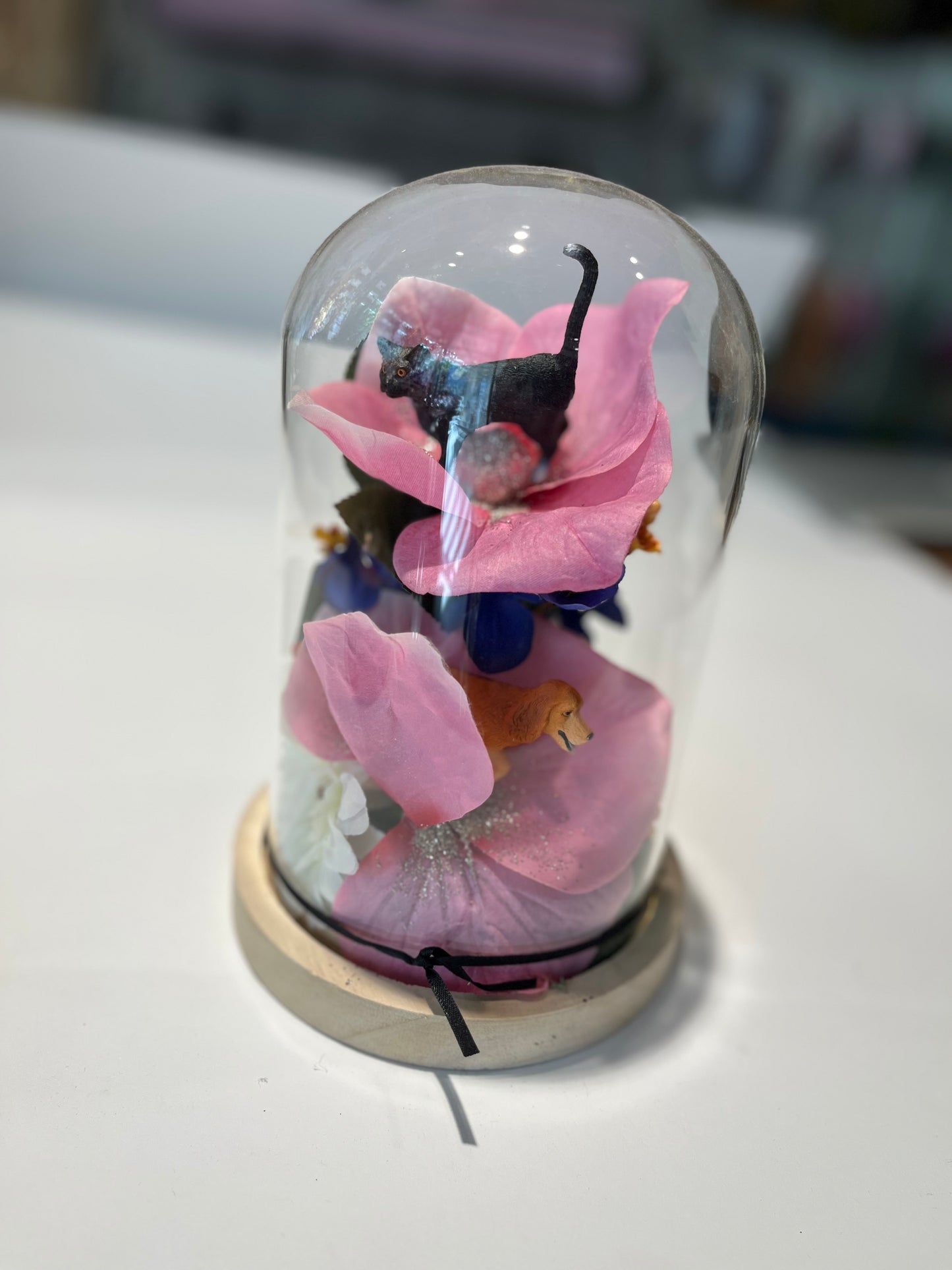 Cloche Katze und Hund
